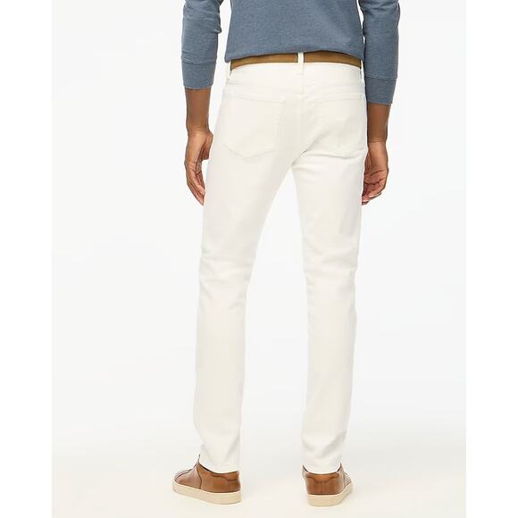 NWT J.Crew Slim-fit flex jean in white mens size 36x30 - Picture 2 of 6